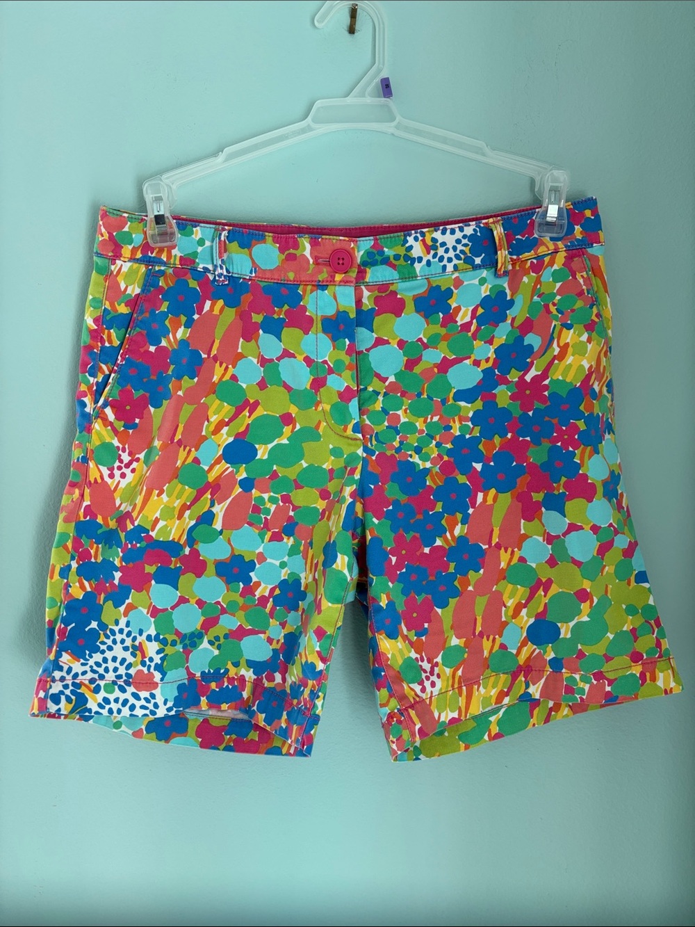 Talbots Bright Multi-Color Floral women’s Shorts 6